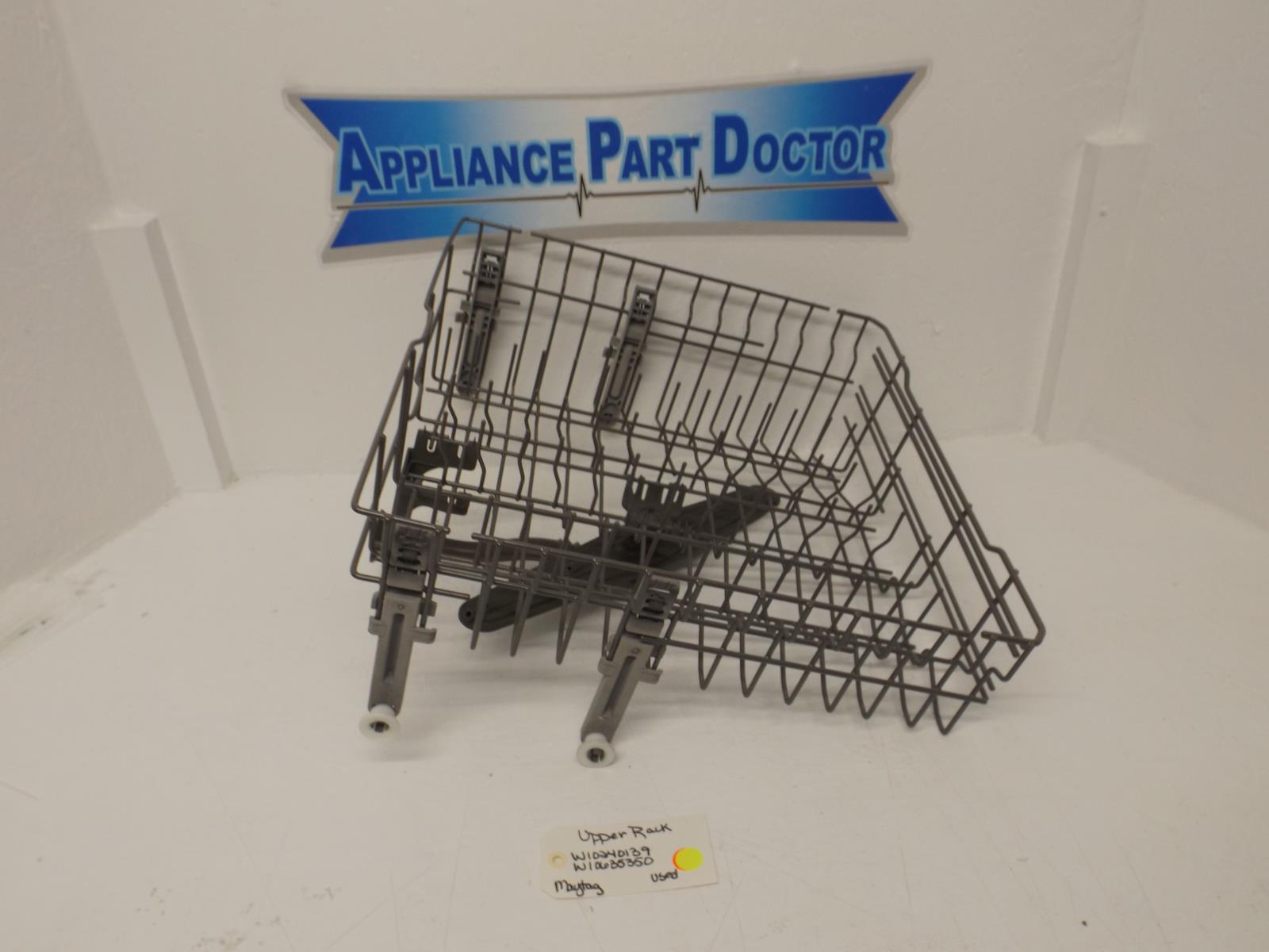 Maytag Dishwasher W10240139 W10635350 Upper Rack Used Maytag Dishwasher W10240139 W10635350 Upper Rack Used